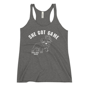 Women's Racerback Tank  - She Got Game