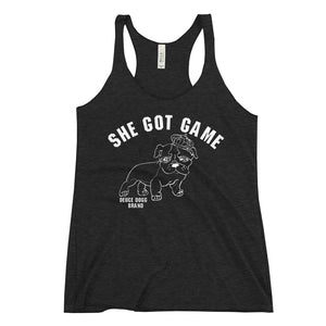 Women's Racerback Tank  - She Got Game