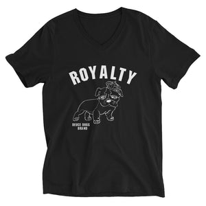 Womens Short Sleeve V-Neck Royalty