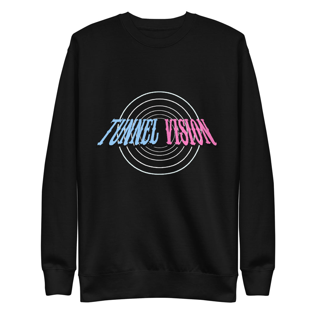 Tunnel Vision Blue + Pink  Sweatshirt