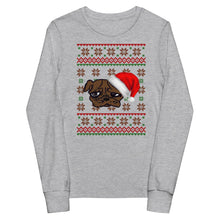 Load image into Gallery viewer, DDB Santa Youth long sleeve tee
