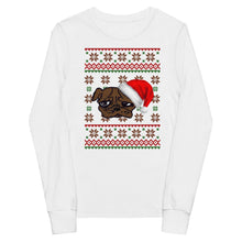 Load image into Gallery viewer, DDB Santa Youth long sleeve tee
